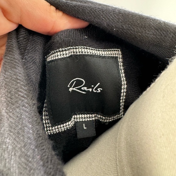 Rails Plaid Fringe Trim Dress Size Large - Picture 4 of 7